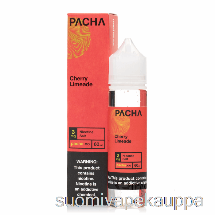 Vape Suomi Kirsikka Limeade - Pacha - 60ml 6mg